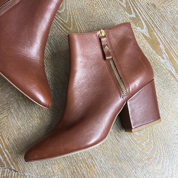 KATE SPADE Brown Leather Ankle Boots 9 - Picture 3 of 13